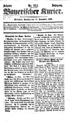 Bayerischer Kurier Samstag 15. September 1866