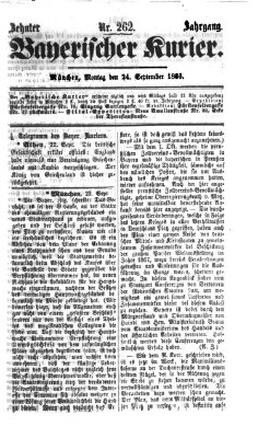 Bayerischer Kurier Montag 24. September 1866