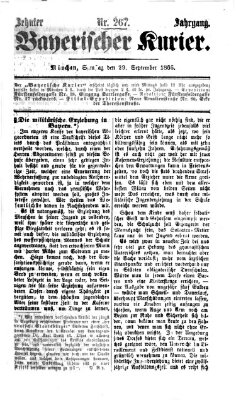 Bayerischer Kurier Samstag 29. September 1866