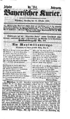 Bayerischer Kurier Samstag 13. Oktober 1866