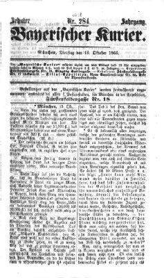 Bayerischer Kurier Dienstag 16. Oktober 1866