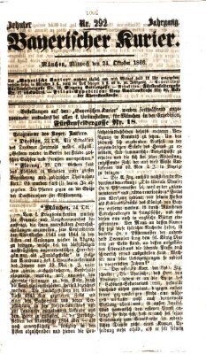 Bayerischer Kurier Mittwoch 24. Oktober 1866