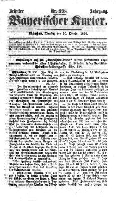 Bayerischer Kurier Dienstag 30. Oktober 1866