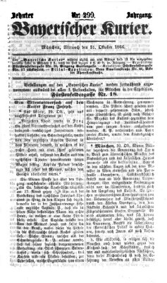 Bayerischer Kurier Mittwoch 31. Oktober 1866