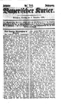 Bayerischer Kurier Samstag 3. November 1866