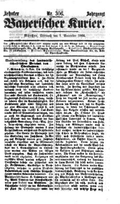 Bayerischer Kurier Mittwoch 7. November 1866