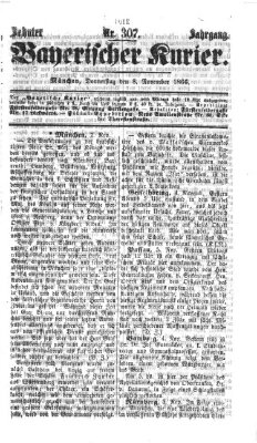 Bayerischer Kurier Donnerstag 8. November 1866