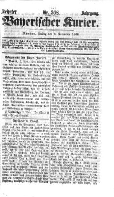 Bayerischer Kurier Freitag 9. November 1866