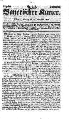 Bayerischer Kurier Montag 19. November 1866