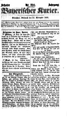 Bayerischer Kurier Mittwoch 21. November 1866