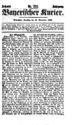 Bayerischer Kurier Samstag 24. November 1866