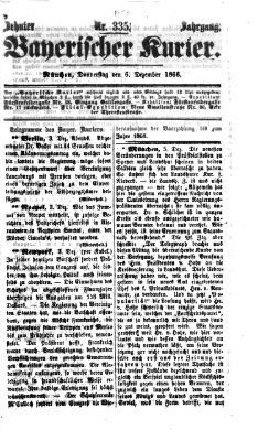 Bayerischer Kurier Donnerstag 6. Dezember 1866