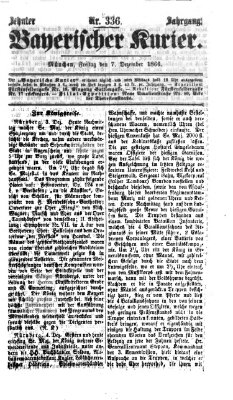 Bayerischer Kurier Freitag 7. Dezember 1866