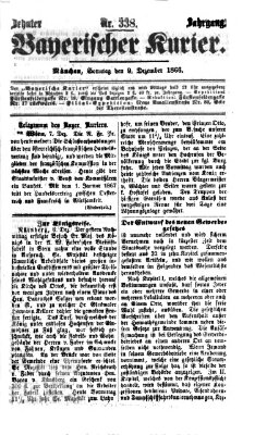 Bayerischer Kurier Sonntag 9. Dezember 1866