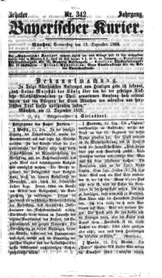 Bayerischer Kurier Donnerstag 13. Dezember 1866