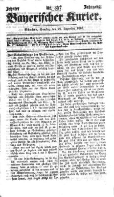 Bayerischer Kurier Samstag 29. Dezember 1866