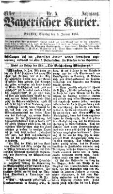 Bayerischer Kurier Sonntag 6. Januar 1867