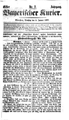 Bayerischer Kurier Dienstag 8. Januar 1867