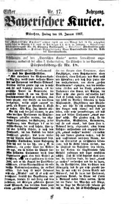 Bayerischer Kurier Freitag 18. Januar 1867