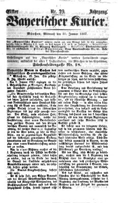 Bayerischer Kurier Mittwoch 30. Januar 1867