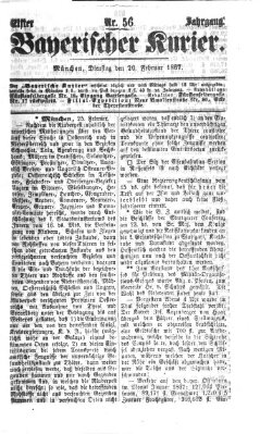 Bayerischer Kurier Dienstag 26. Februar 1867