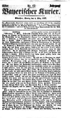 Bayerischer Kurier Montag 4. März 1867