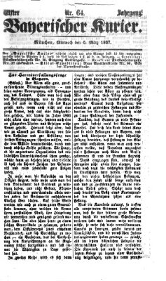 Bayerischer Kurier Mittwoch 6. März 1867