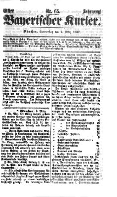 Bayerischer Kurier Donnerstag 7. März 1867