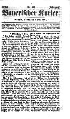 Bayerischer Kurier Samstag 9. März 1867