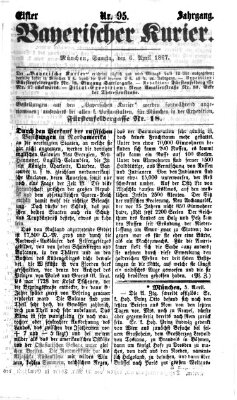 Bayerischer Kurier Samstag 6. April 1867