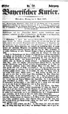 Bayerischer Kurier Montag 8. April 1867