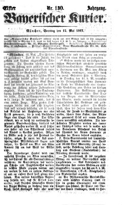 Bayerischer Kurier Sonntag 12. Mai 1867