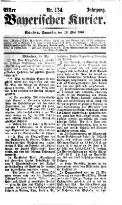 Bayerischer Kurier Donnerstag 16. Mai 1867