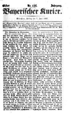 Bayerischer Kurier Freitag 7. Juni 1867