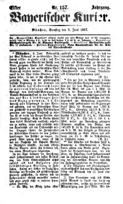 Bayerischer Kurier Samstag 8. Juni 1867