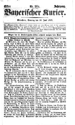 Bayerischer Kurier Sonntag 16. Juni 1867