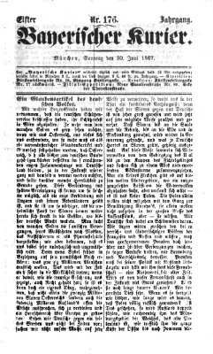 Bayerischer Kurier Sonntag 30. Juni 1867