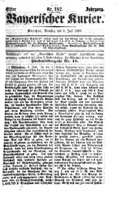 Bayerischer Kurier Samstag 6. Juli 1867