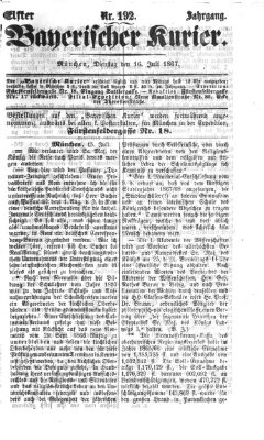 Bayerischer Kurier Dienstag 16. Juli 1867