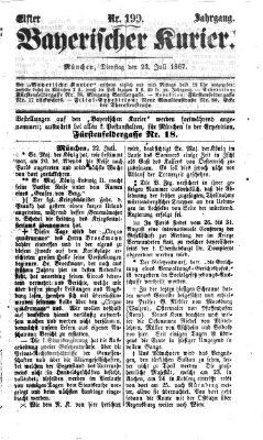 Bayerischer Kurier Dienstag 23. Juli 1867