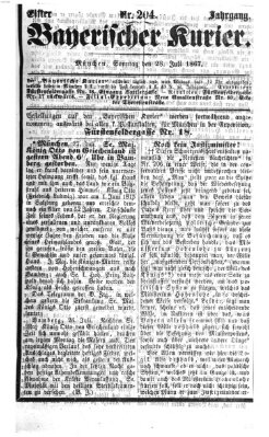 Bayerischer Kurier Sonntag 28. Juli 1867