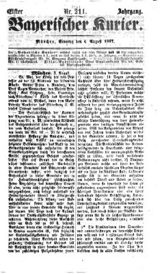 Bayerischer Kurier Sonntag 4. August 1867