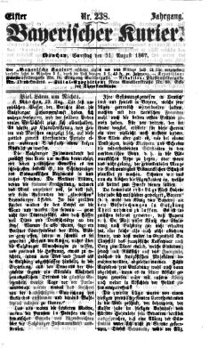 Bayerischer Kurier Samstag 31. August 1867