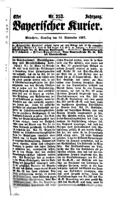 Bayerischer Kurier Samstag 14. September 1867