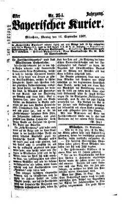 Bayerischer Kurier Montag 16. September 1867