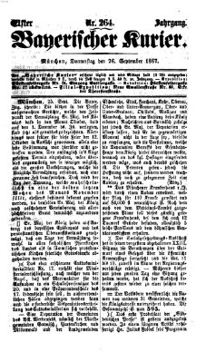 Bayerischer Kurier Donnerstag 26. September 1867