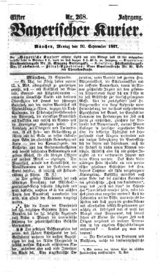 Bayerischer Kurier Montag 30. September 1867