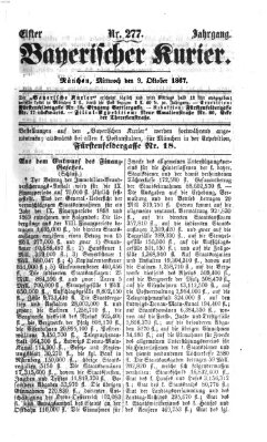 Bayerischer Kurier Mittwoch 9. Oktober 1867