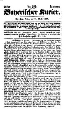 Bayerischer Kurier Freitag 11. Oktober 1867