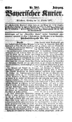 Bayerischer Kurier Samstag 12. Oktober 1867